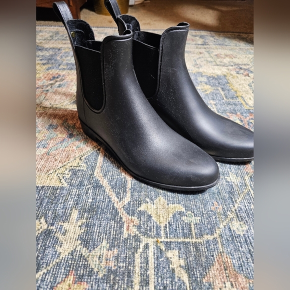 Sam Edelman Black Chelsea Rain Boot Women's Size 10M - Picture 9 of 9